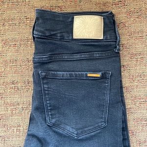 ANNE KLEIN High Rise Black Skinny Jeans, Stretch